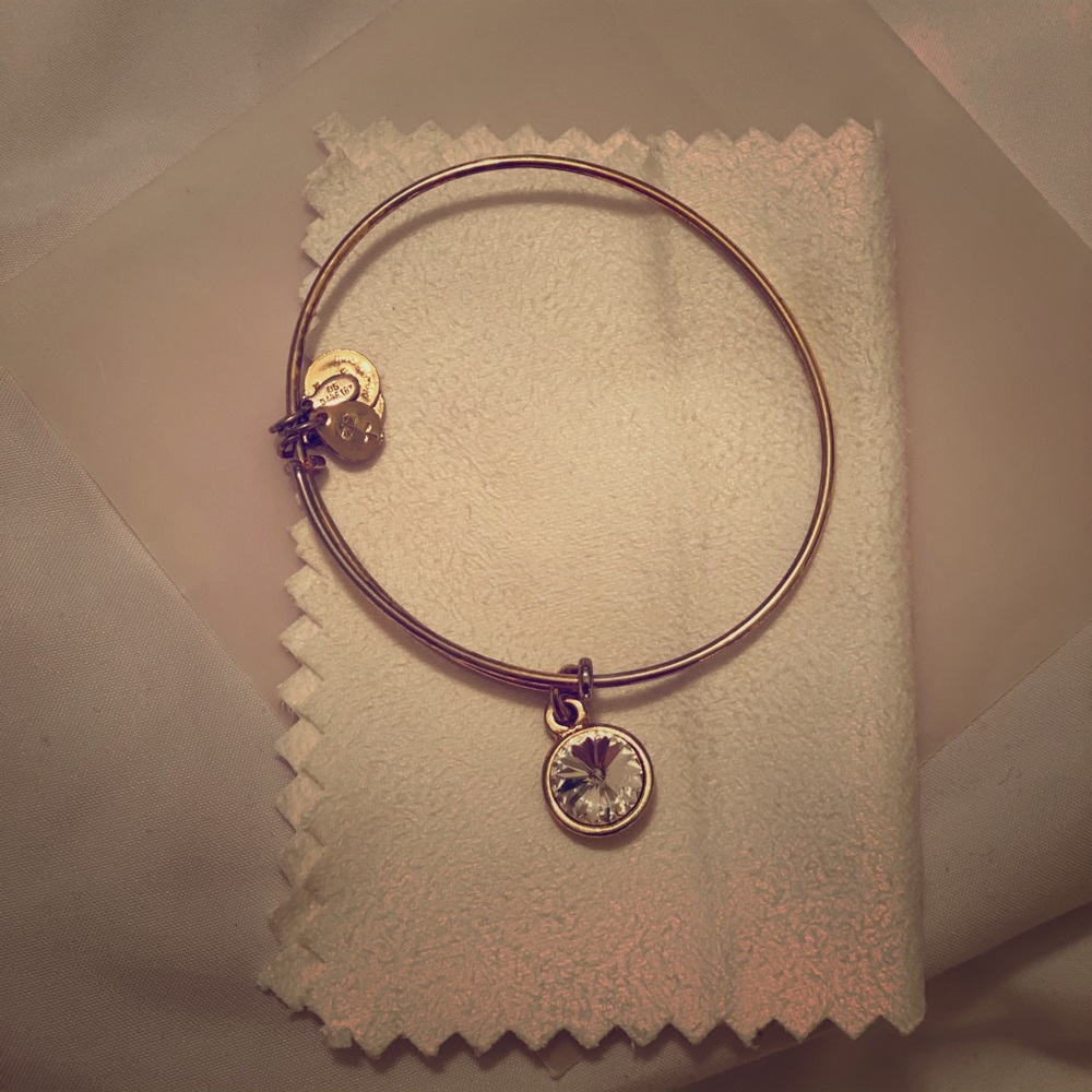 Alex and Ani Diamond Pendent bracelet